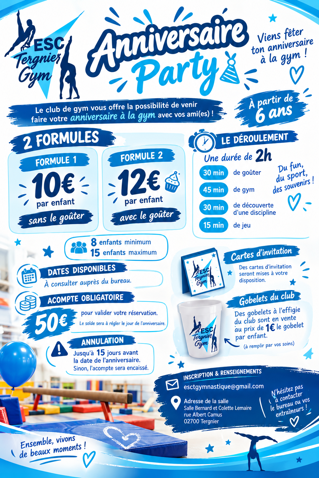 Lancement des Anniversaires party